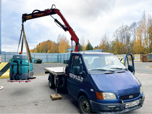 манипулятор с гидравлическим краном