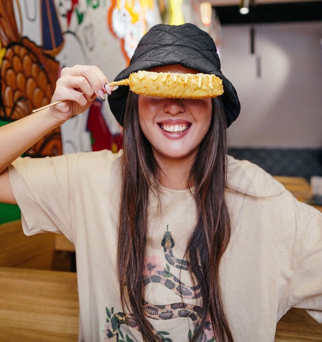 AR реклама для кафе корейской кухни Chigun