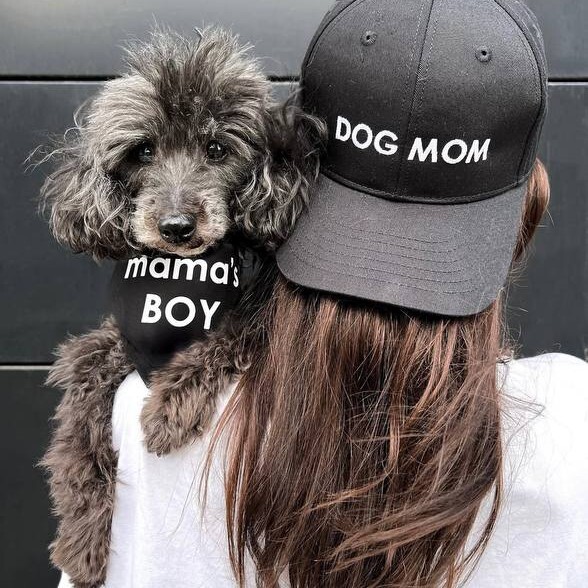 Бандана «mama's BOY» и кепка DOG MOM