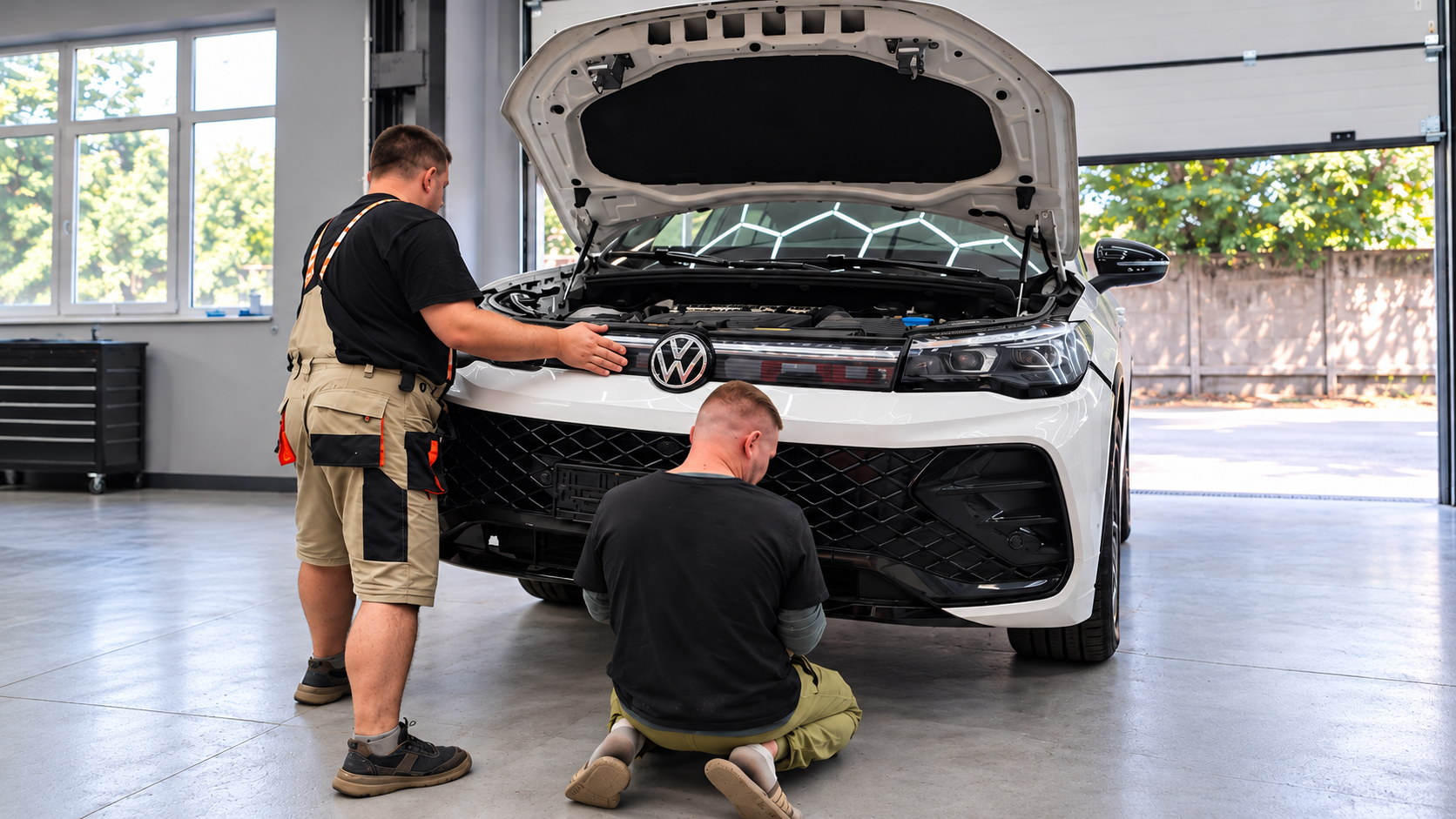 Арматурные работы автомобиля