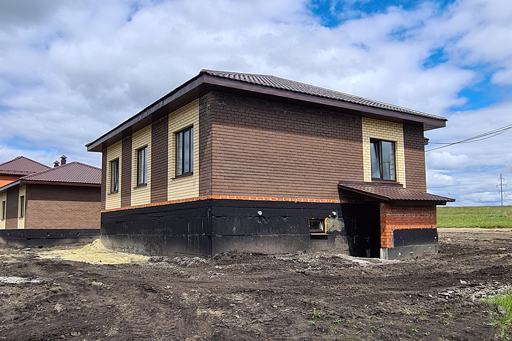 Строительство одноэтажного каменного дома "под ключ" в Пензенской области по индивидуальному проекту