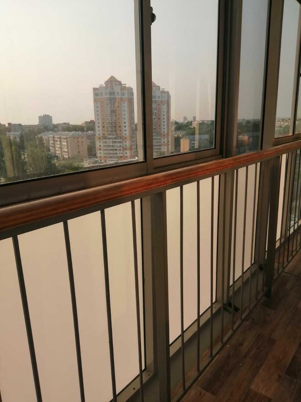 Тонирование белой матовой плёнкой