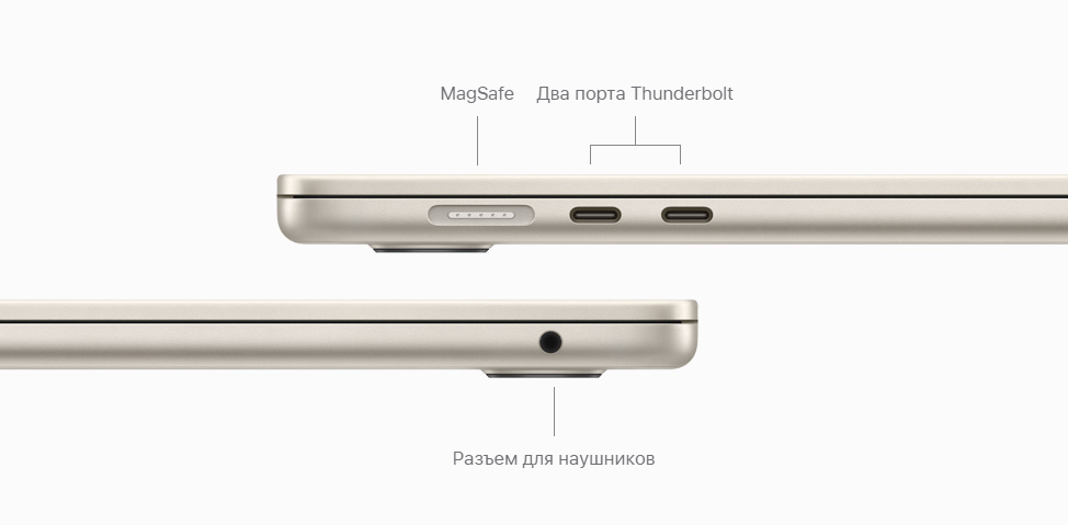 MacBook Air 15 M3 2024 подключение