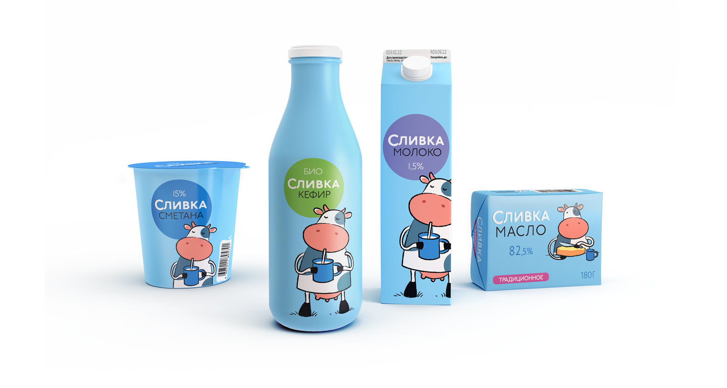 Дети на упаковках молока