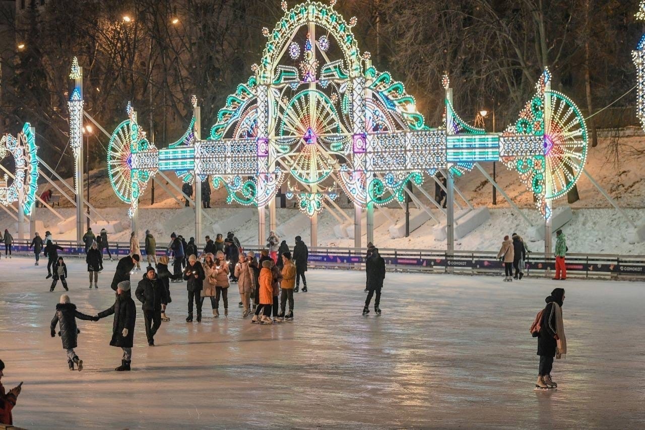 парк горького в новый год