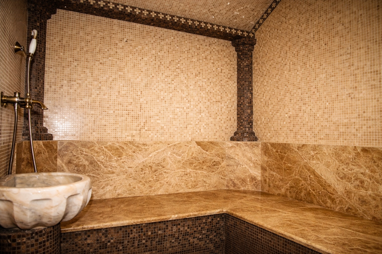 Детали интерьера бани «Малая Верба», Одинцово