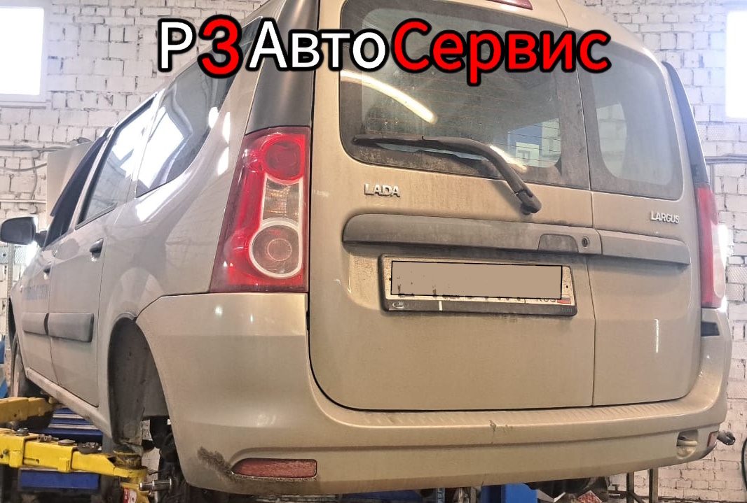 Lada Largus 2017 г.в. Замена задних колодок, тормозных цилиндров, тормозных барабанов со ступичными подшипниками. Р3 Автосервис. Колпино, Рабочий пер. 3
