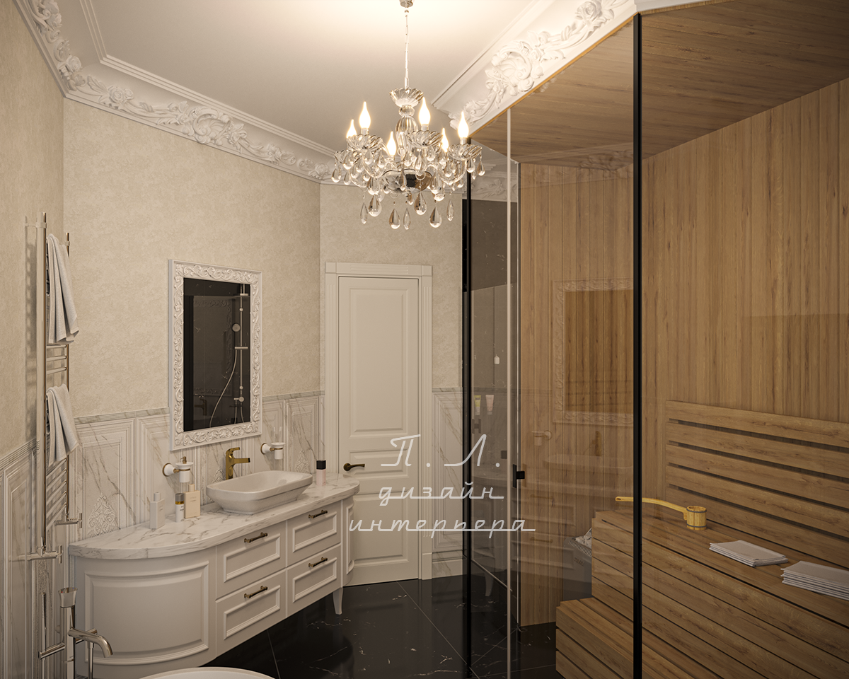 Грамотный дизайн интерьера ванной комнаты