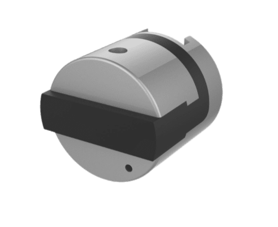 Preventer rams with straight-sided piston