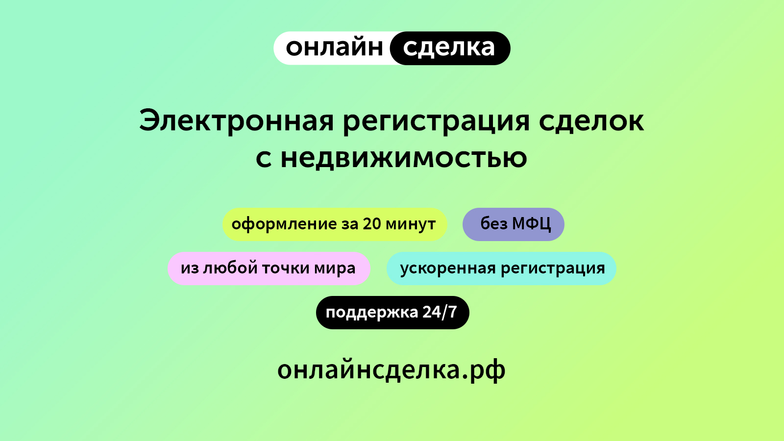 Сервис электронной регистрации недвижимости