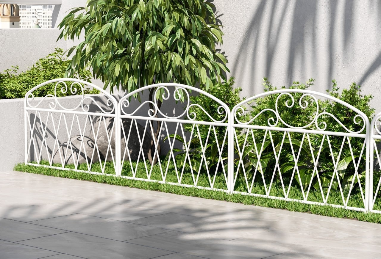 Кованый забор для дачи по Ленинградской области