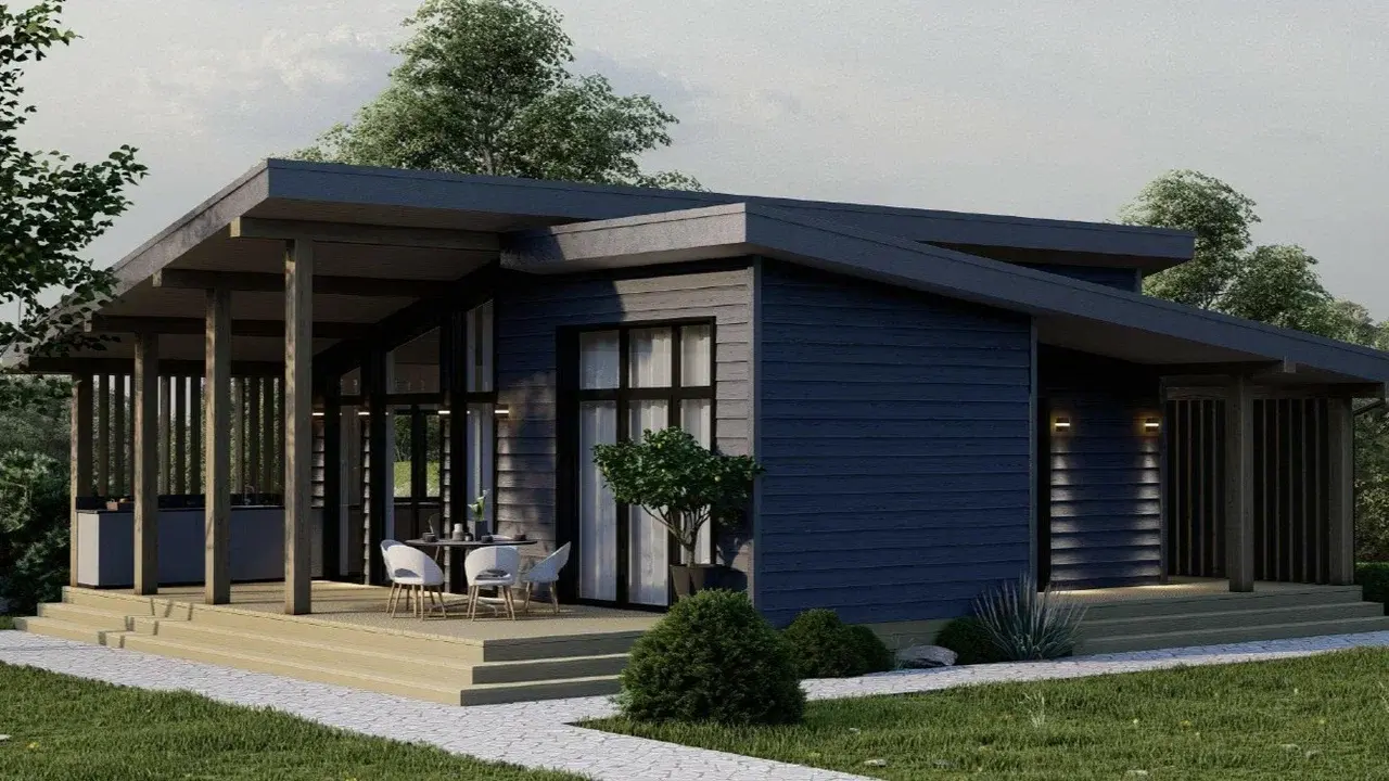 Баня Волга 9Х12 с жилой комнатой