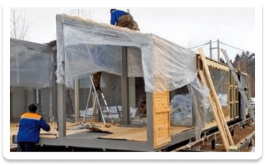 изготовление и монтаж дома под ключ