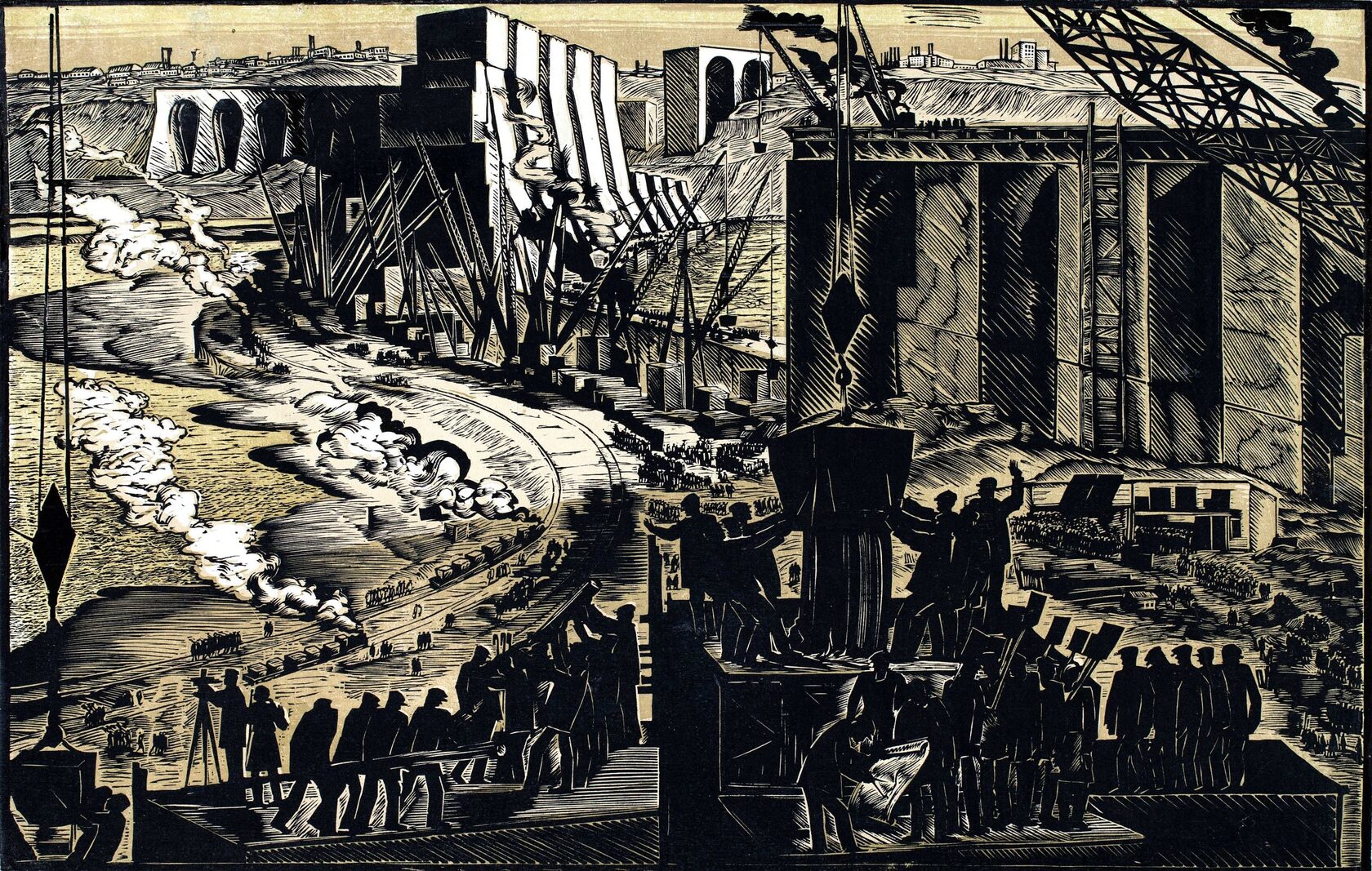 Кравченко А.И. Днепрострой. 1930
