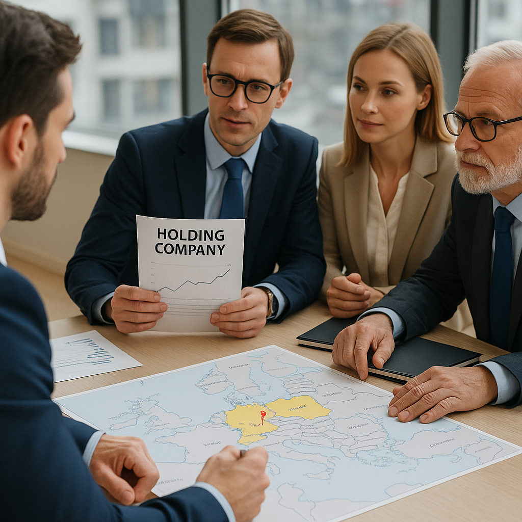 Investisseur international créant une structure holding au Liechtenstein avec l’aide de DeinDomizil