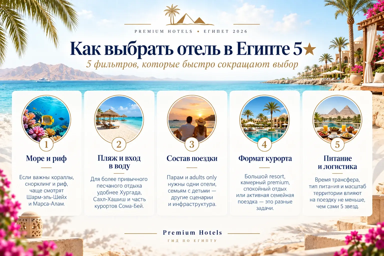 Как выбрать отель в Египте 5 звезд