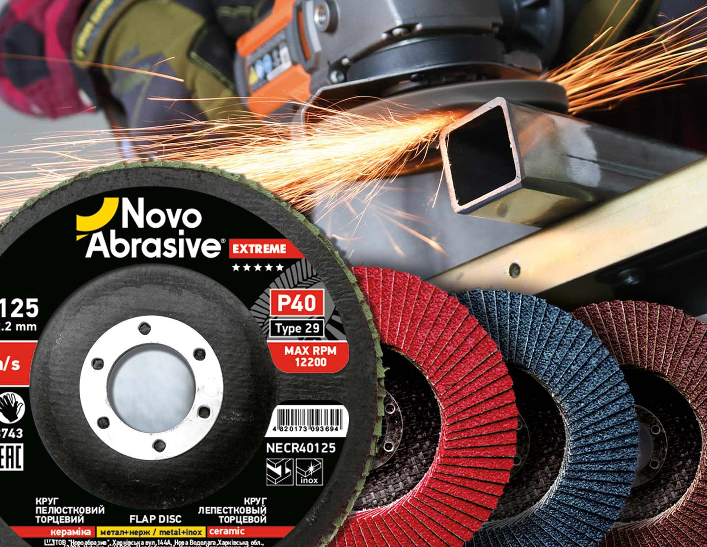 Flap Discs For Grinders Novoabrasive