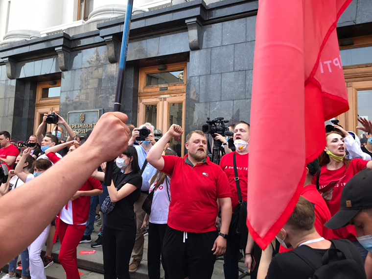 Александр Шишко на акции ППШ в Киеве - фото