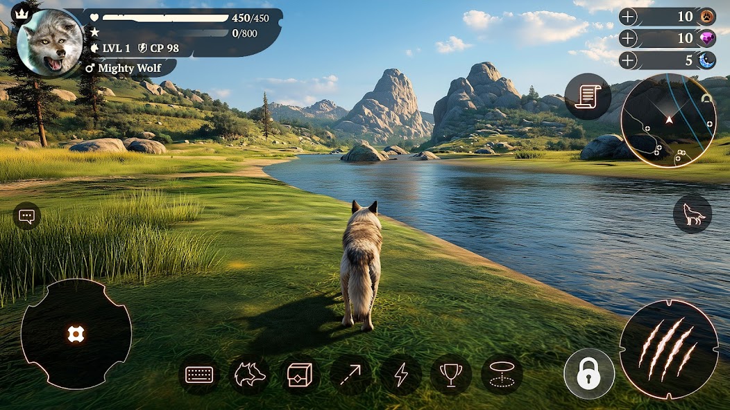 The Wolf animal MMORPG for mobile