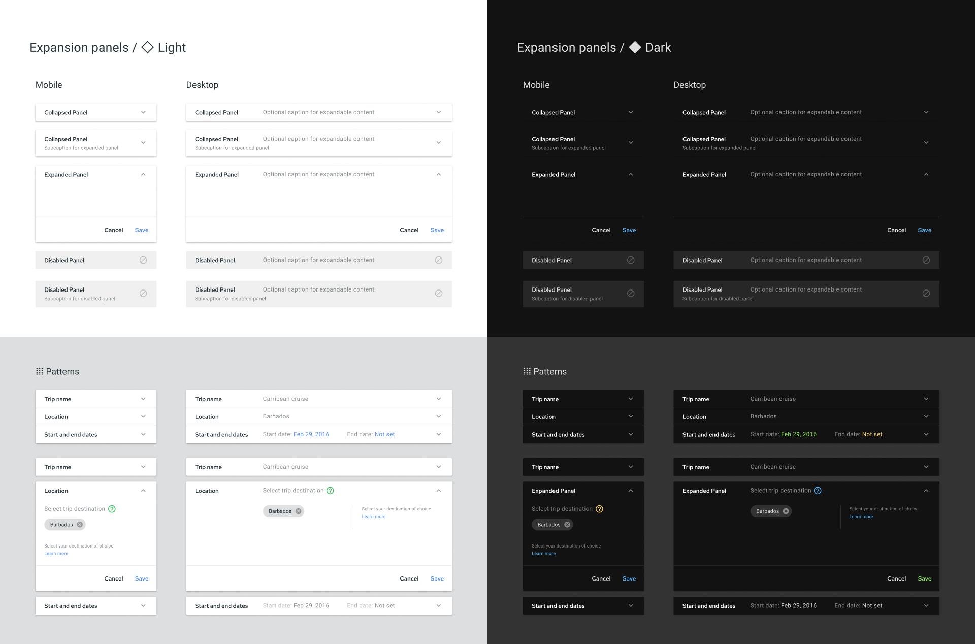 Figma Material Design System UI kit