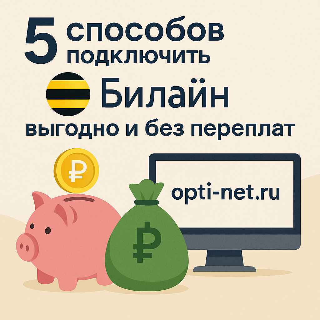 Подключить билайн выгодно