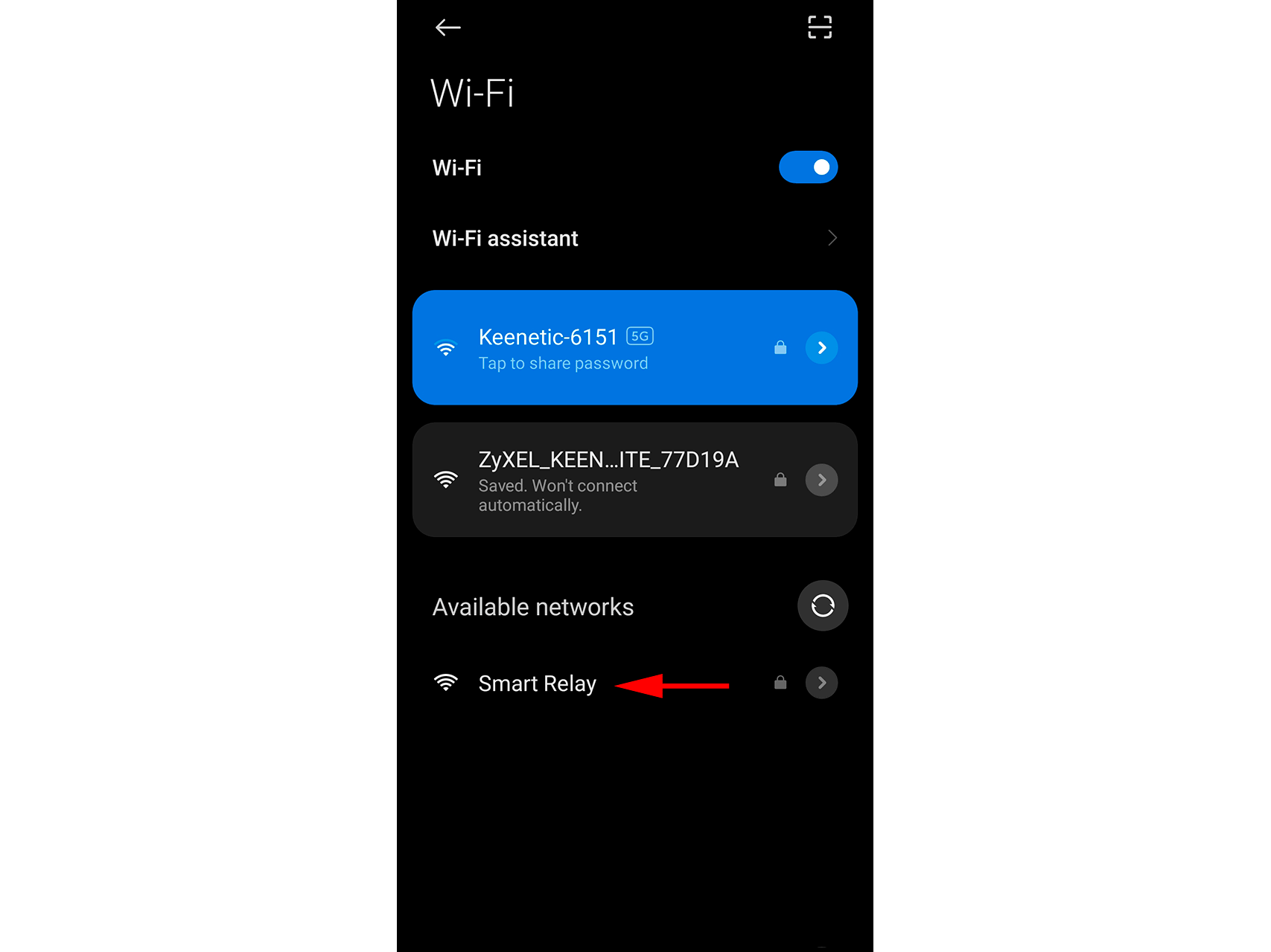 Налаштування Wi-Fi на смартфоні