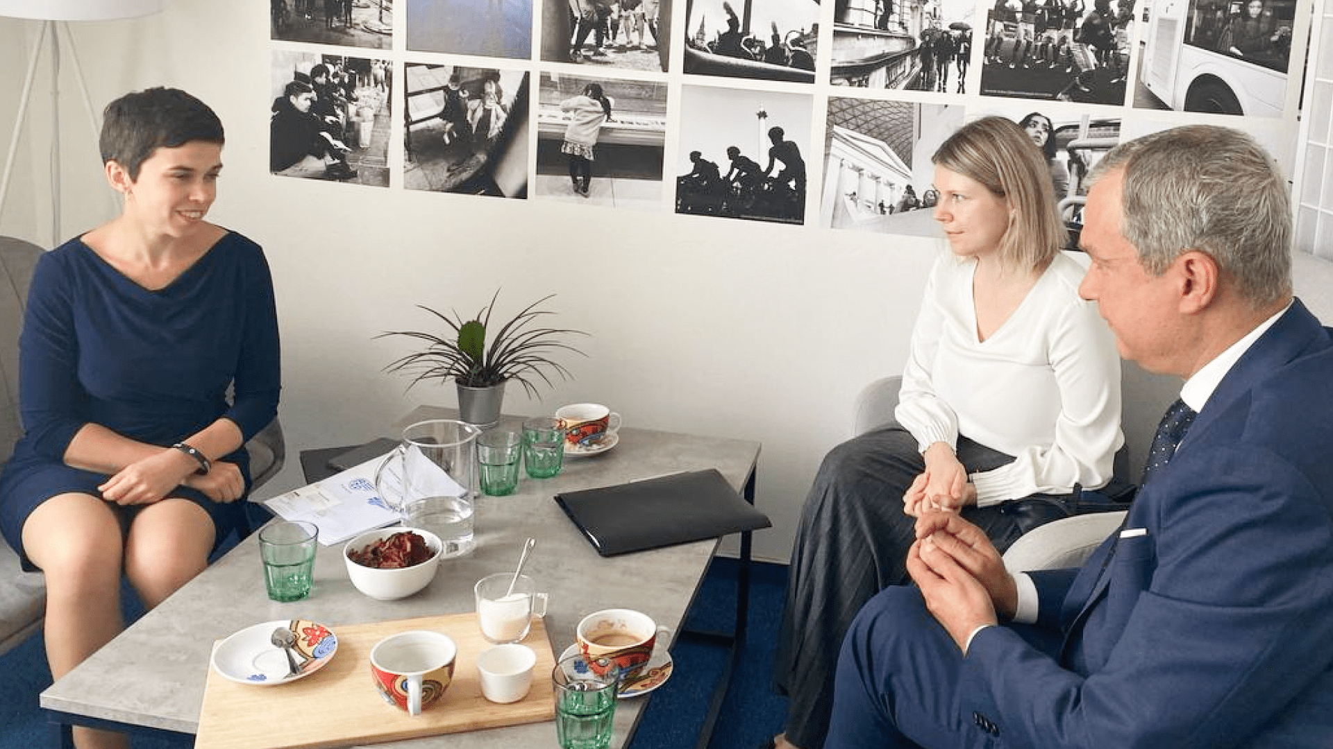 Встреча Павла Латушко с вице-спикером парламента Ольгой Рихтеровой