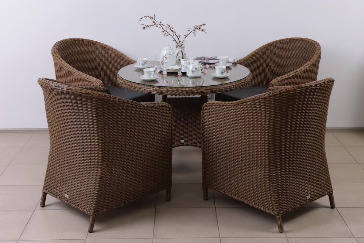 Комплект для сада и террасы Рим из экоротанга