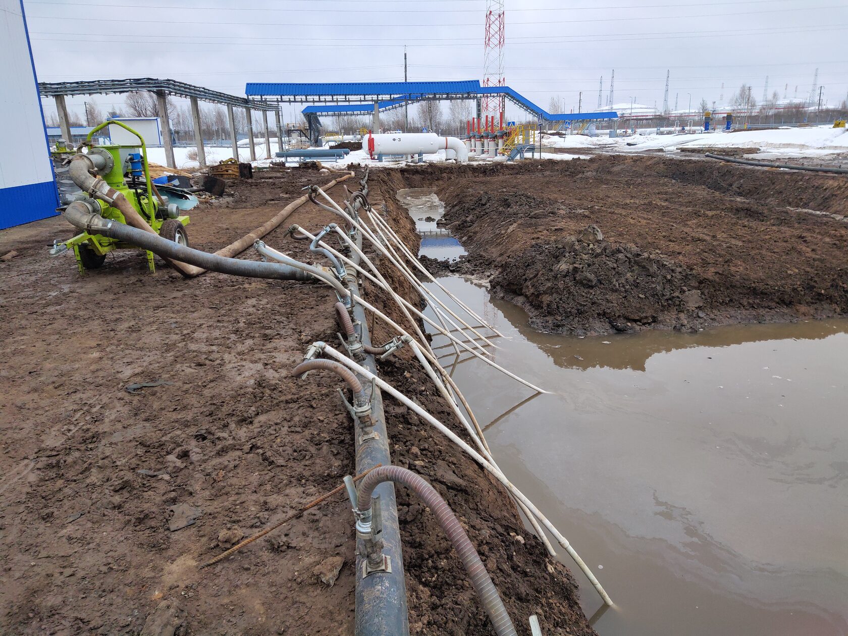 Водопонижение грунтовых вод