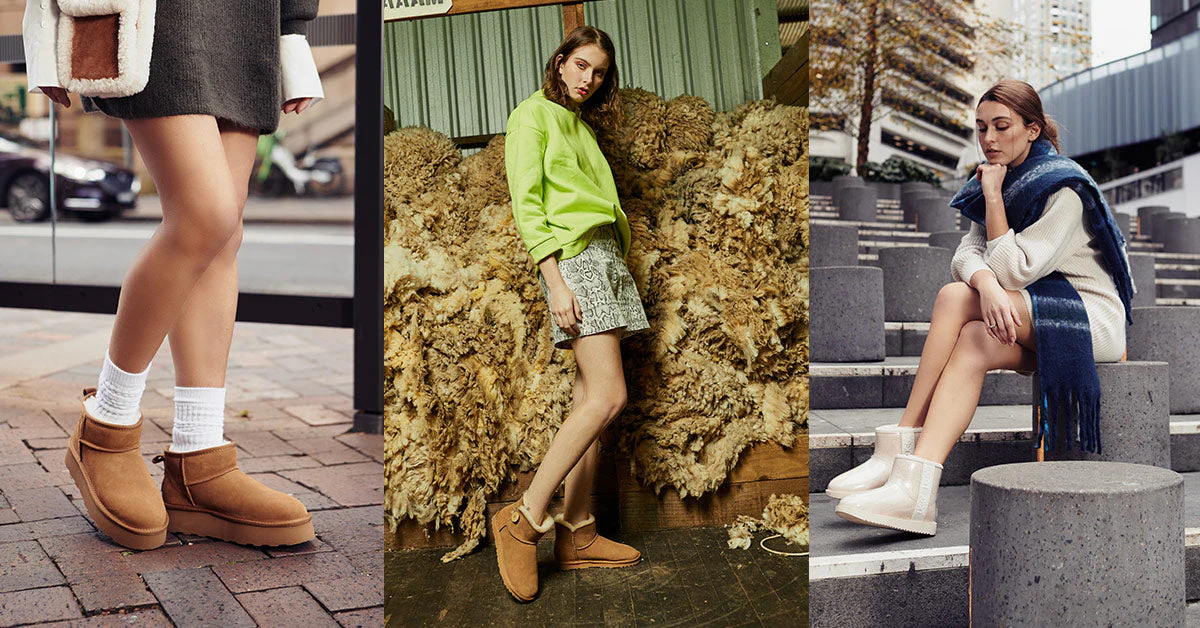 Качественные замшевые австралийские угги с мехом