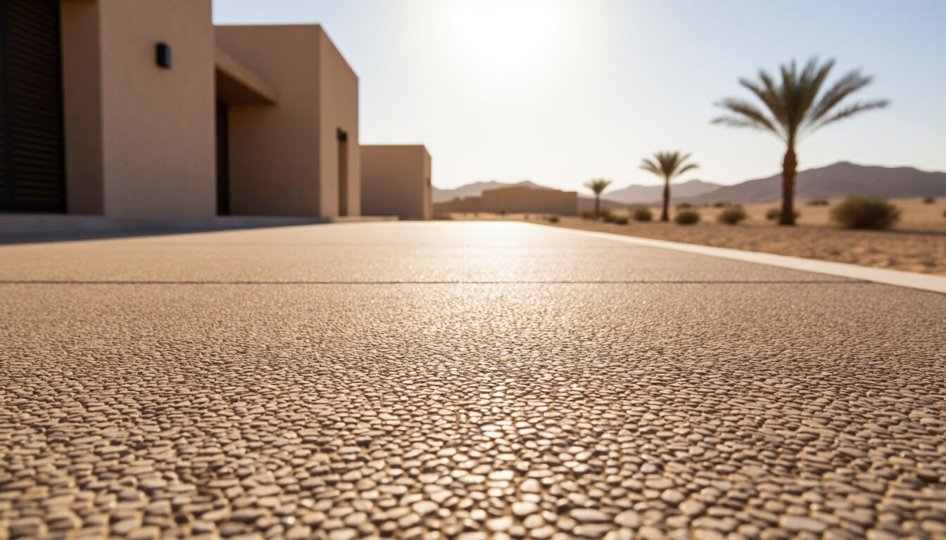 resin bound aggregate driveway