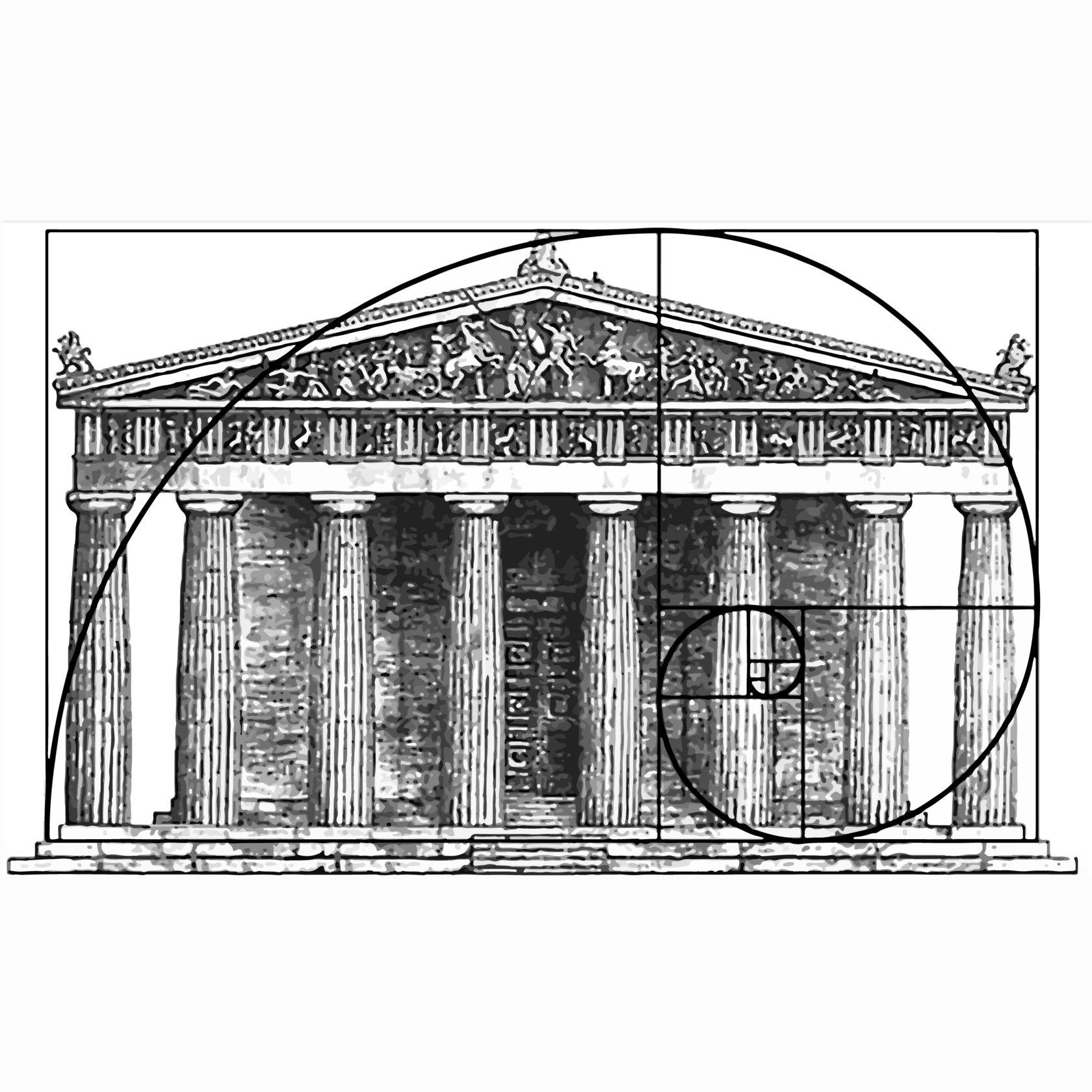 Золотое сечение ленинский просп 13а. Парфенон Греция золотое сечение. Золотое сечение Фибоначчи в архитектуре. Золотое сечение в архитектуре Парфенон. Золотое сечение в архитектуре древней Греции.