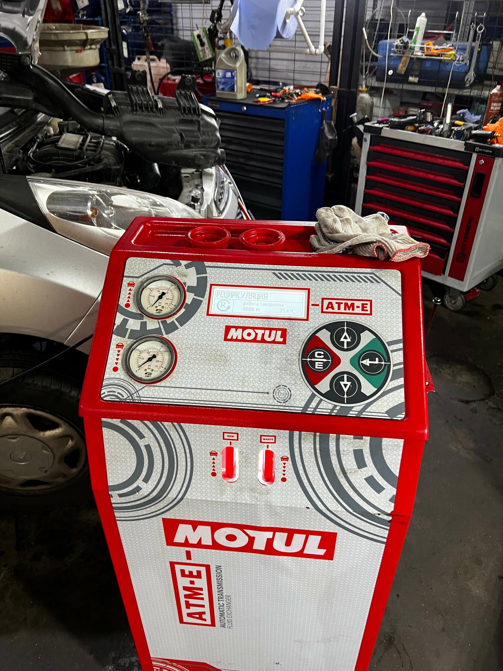 Результат обслуживания АКПП Chevrolet