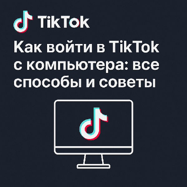 Как войти в TikTok с компьютера