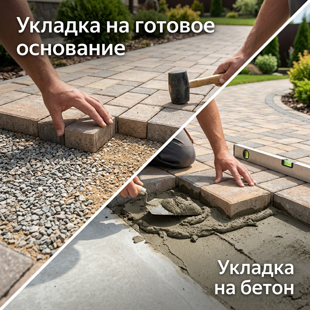 Схема пирога укладки плитки под ключ