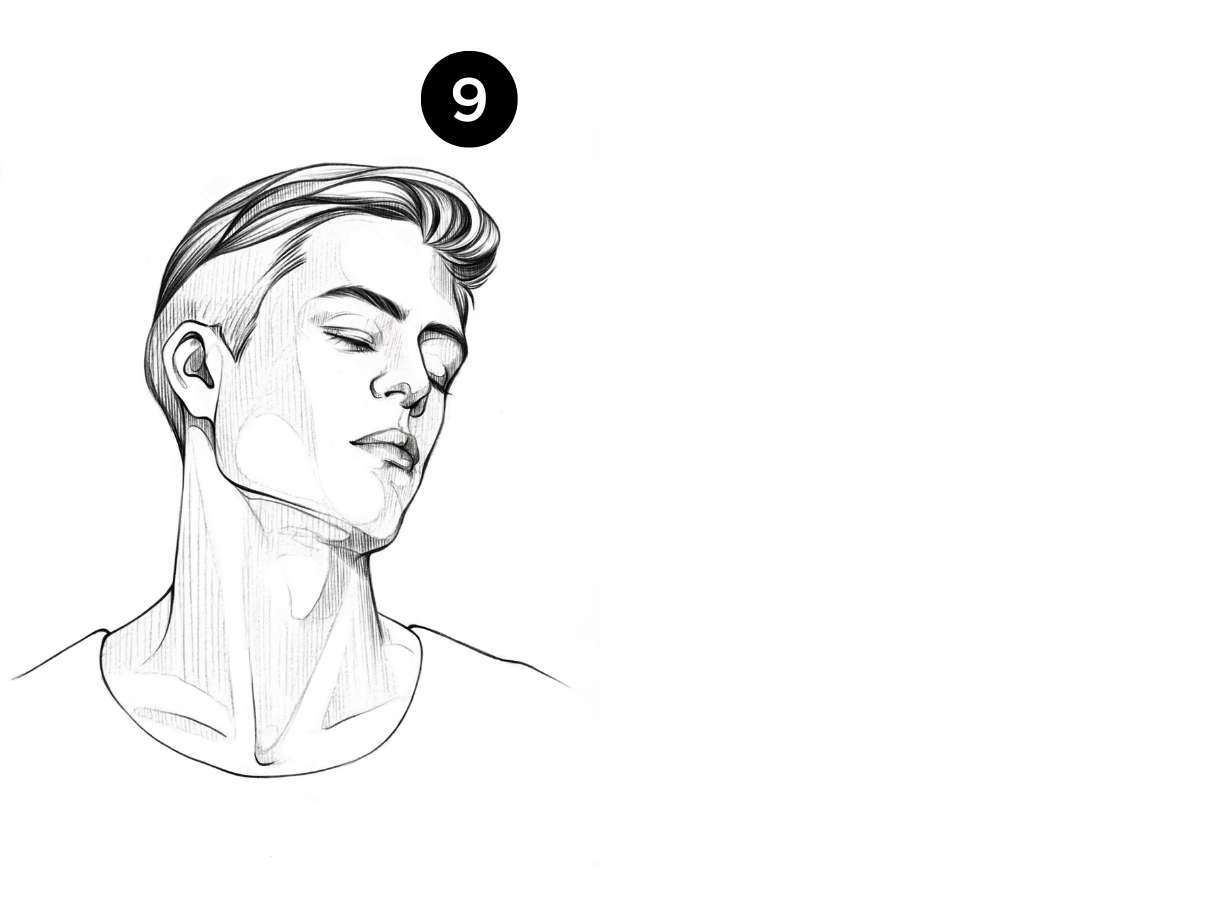 Side Profile Drawing - How To Draw A Side Profile Step By Step