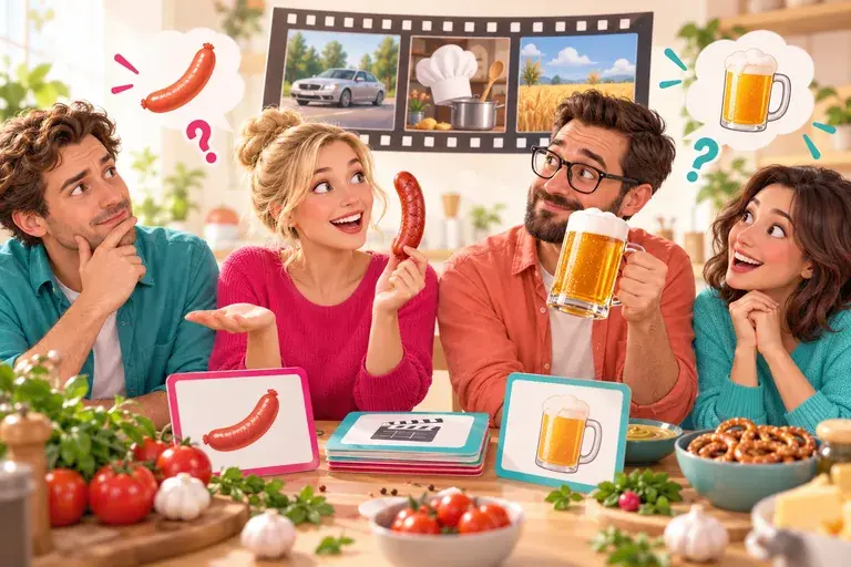 Тематическая иллюстрация к игре Вкусноквиз