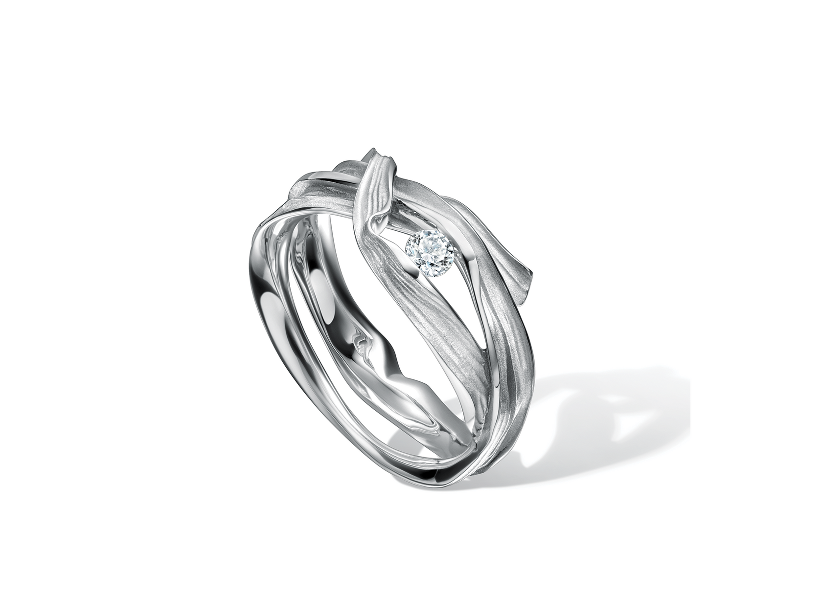 Серебренное кольцо коллекции SOLOMKA СЛОМКА ювелирного бренда LARANX