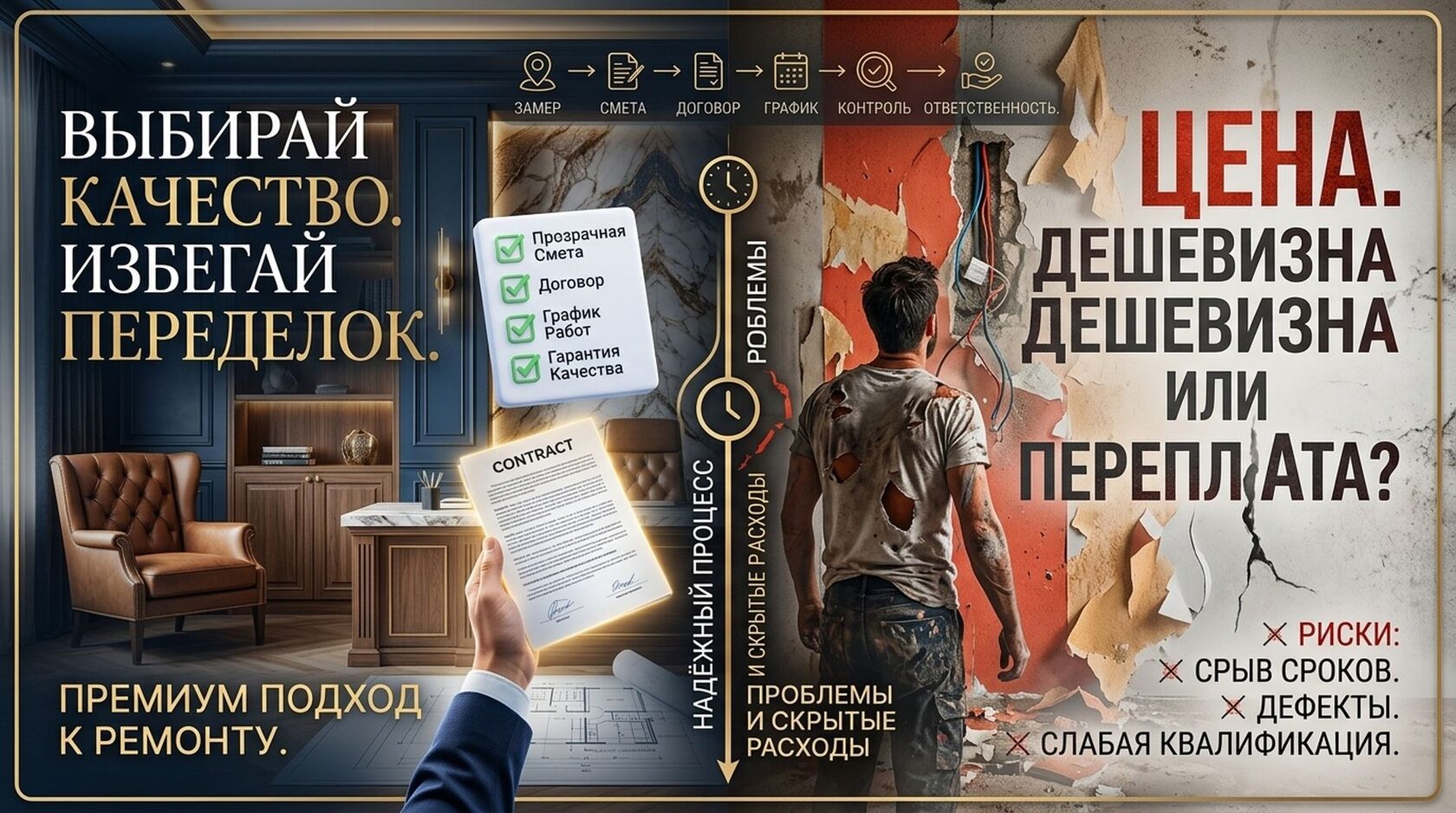 Неправильное планирование бюджета и сроков ремонта