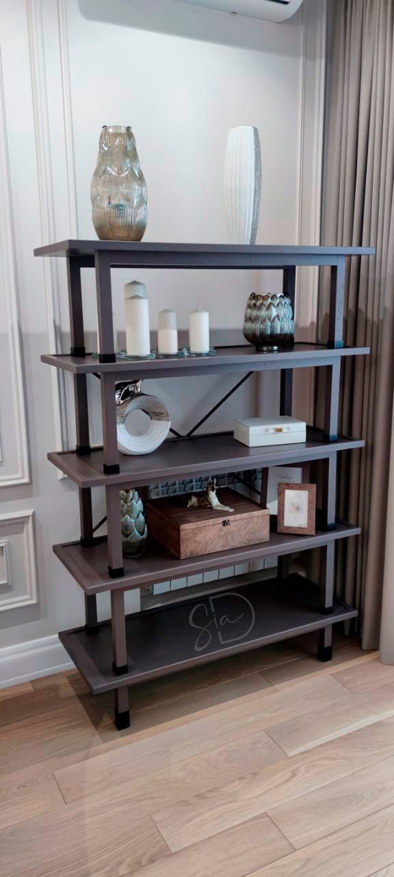 Стеллаж в интерьере