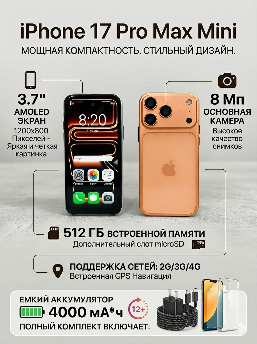 Инфографика смартфона