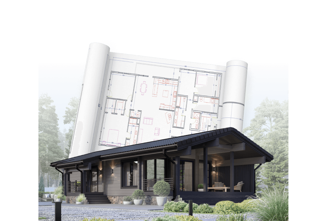 готовые проекты домов из клееного бруса