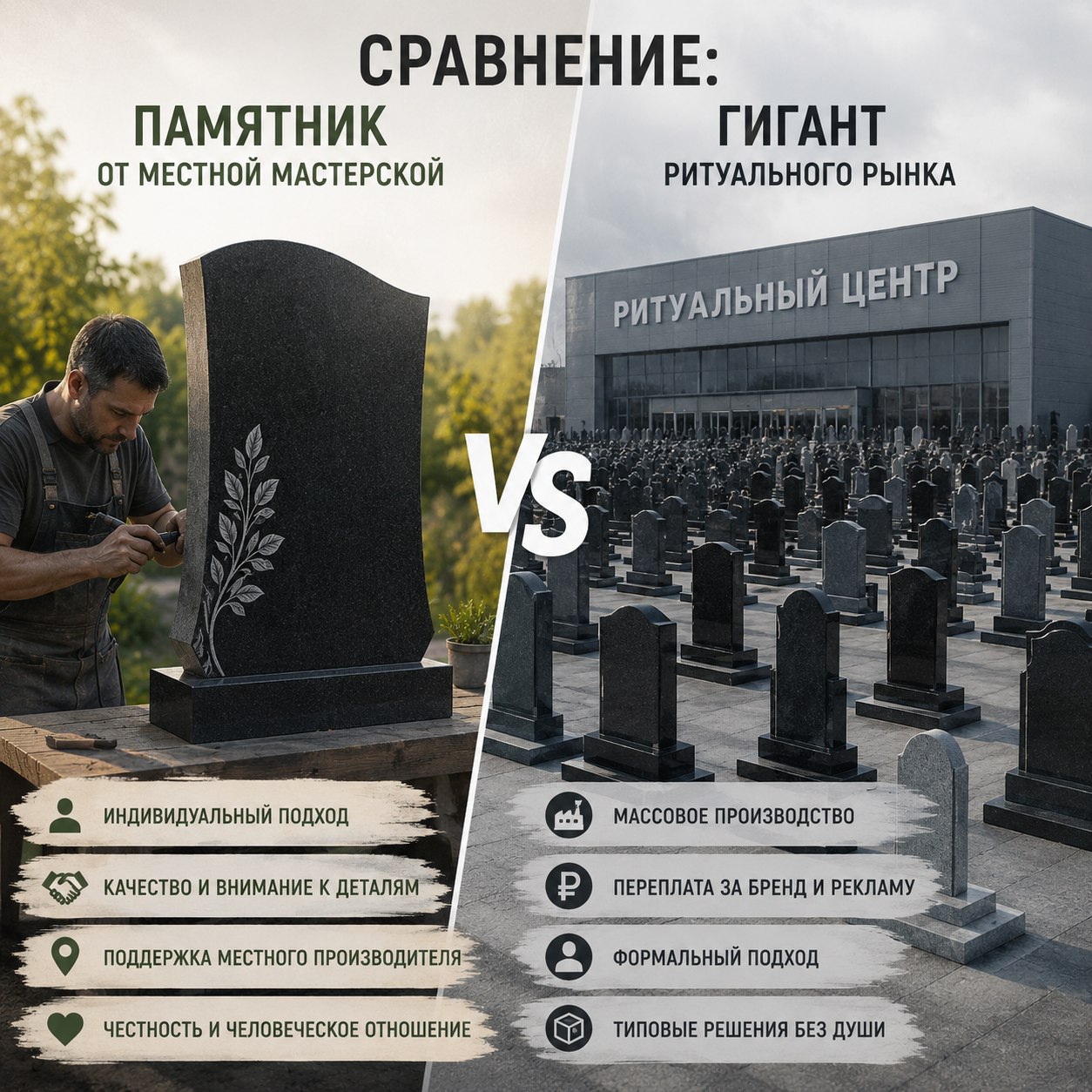 у кого заказать памятник