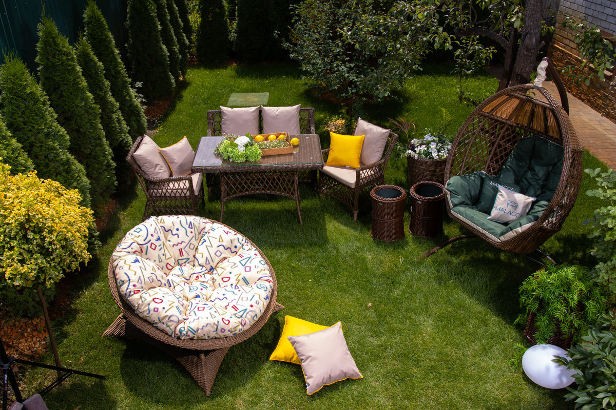 Комплект мебели из искусственного ротанга для сада и террасы от Malacca