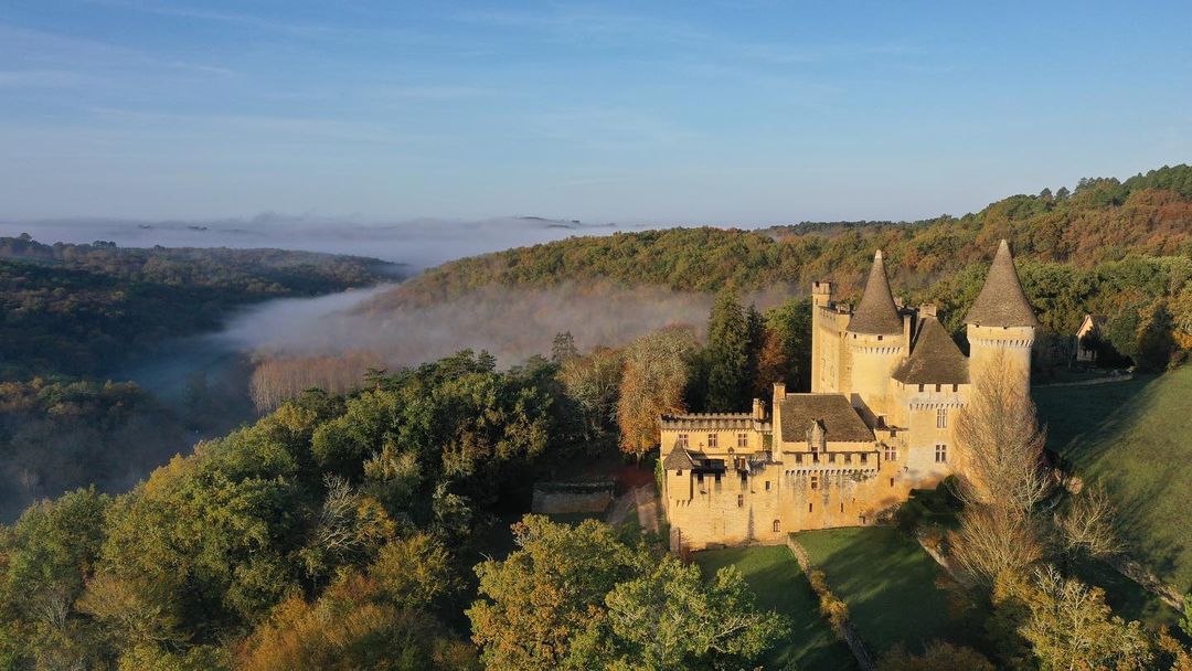 藤田嗣治、【Salon du chateau de Marzac】 藤田嗣治、【Salon du chateau de Marzac】 Histoire du château