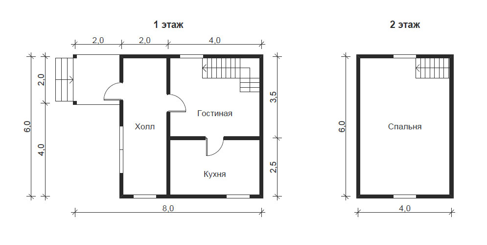 Проект дома алиса 6х6