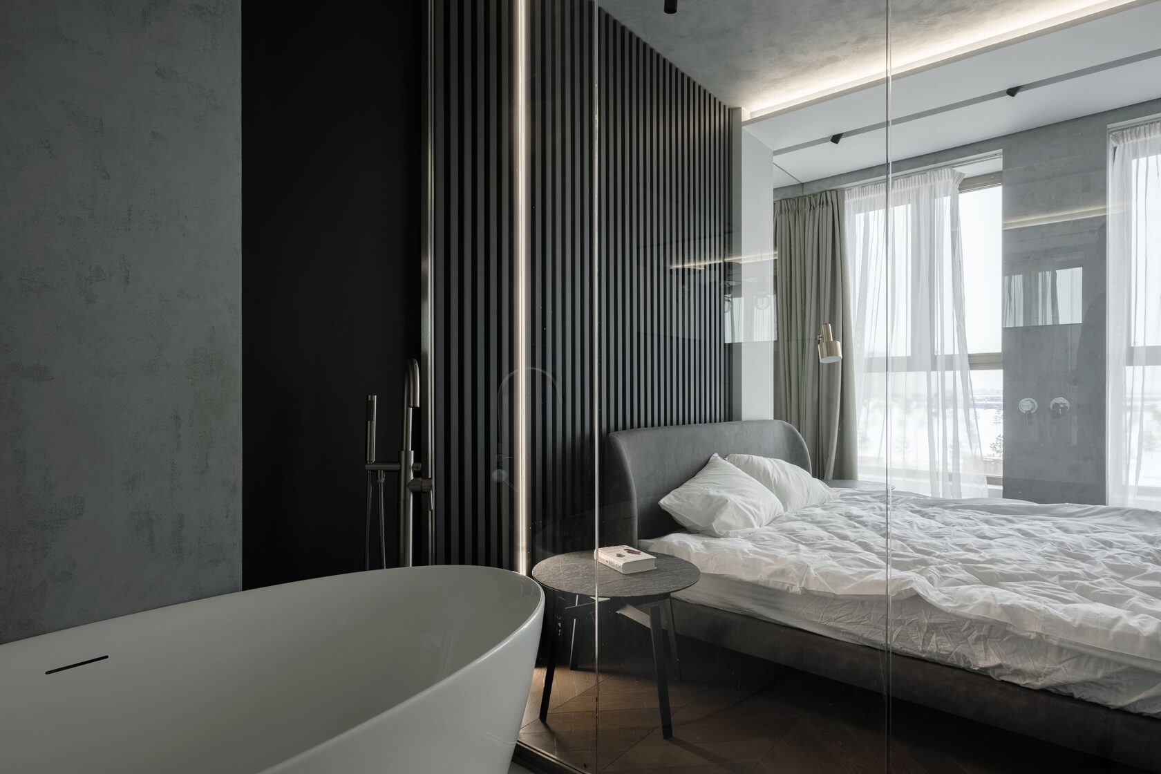 Жилой интерьер в ЖК Golden City 90 м2 | Petrov Design