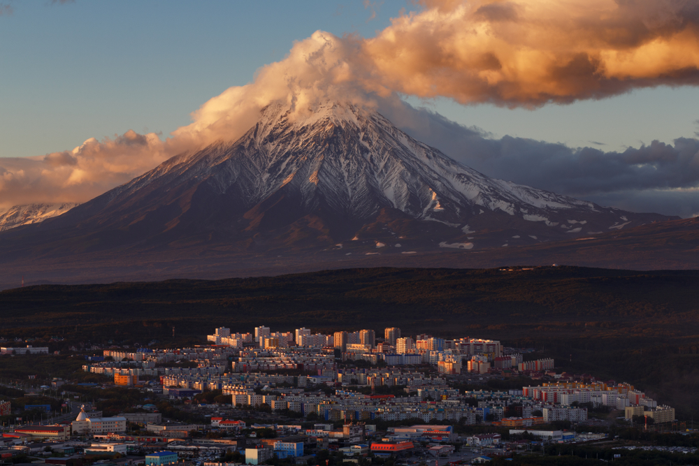 Петропавловск Камчатский вулкан