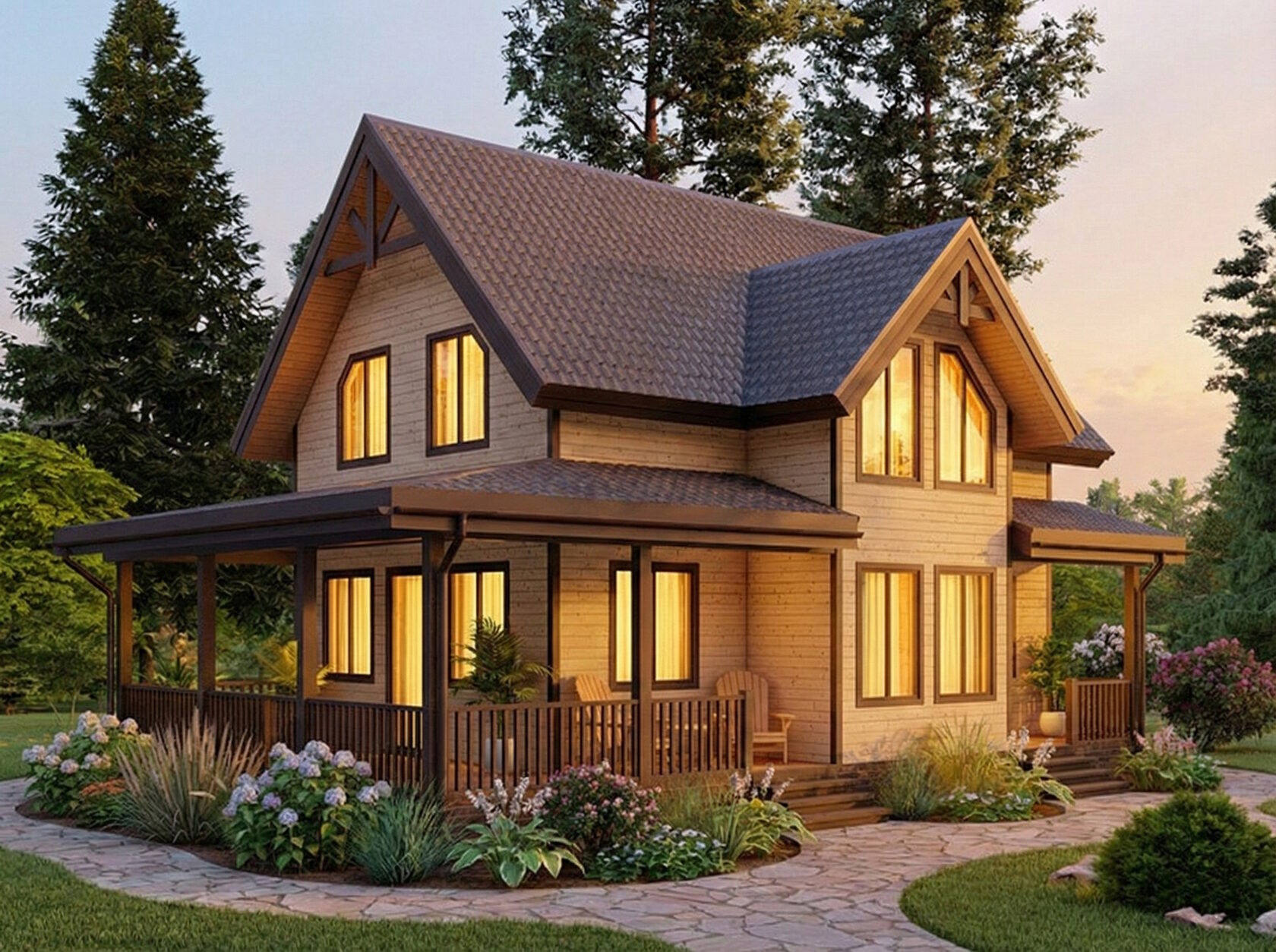 Каркасный дом Всеволожск, 125 м²