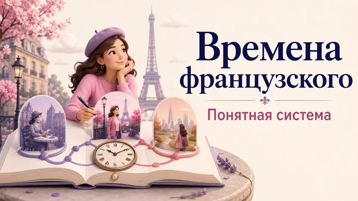 Времена во французском языке: понятная система, таблица и тест: учебная статья LaRou